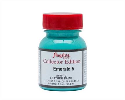 ANGELUS ACRYLIC CE PAINT EMERALD 5 #317 29ML COLLECTORS EDITION 