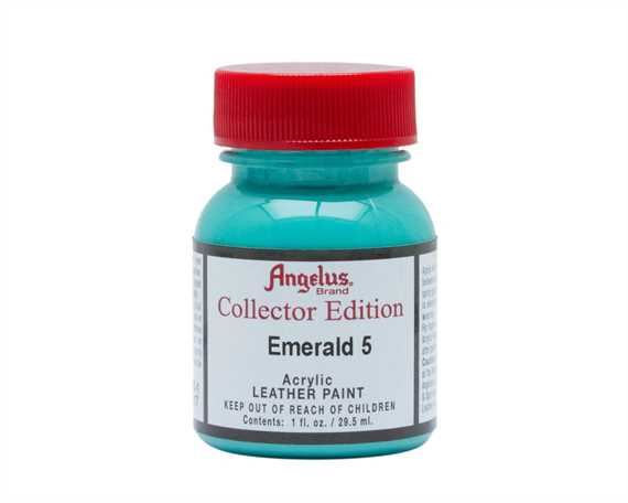 ANGELUS ACRYLIC CE PAINT EMERALD 5 #317 29ML COLLECTORS EDITION 