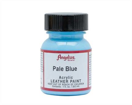 ANGELUS ACRYLIC PAINT PALE BLUE #176 29ML USE ON LEATHER, VINYL OR FABRIC