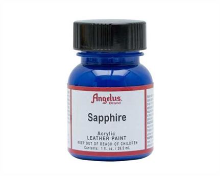 ANGELUS ACRYLIC PAINT SAPPHIRE #177 29ML USE ON LEATHER, VINYL OR FABRIC