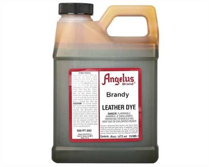 ANGELUS LEATHER DYE BRANDY #092 1 PINT/473ML