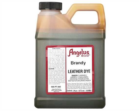 ANGELUS LEATHER DYE BRANDY #092 1 PINT/473ML