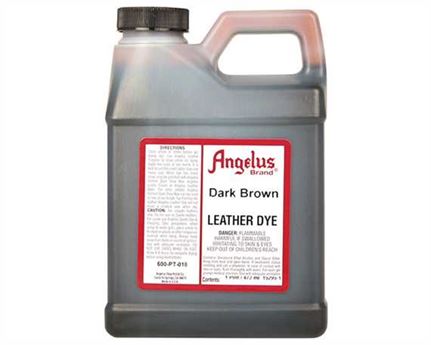 ANGELUS LEATHER DYE DARK BROWN #018 1 PINT/473ML