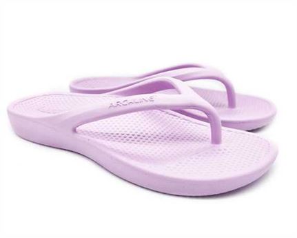 Archline Rebound Orthotic Thongs Size 38 Lilac