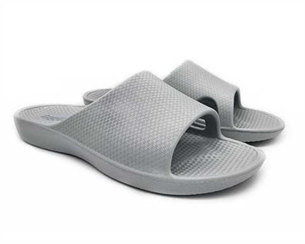 Archline Rebound Orthotic Slides Size EURO 39 Stone Grey