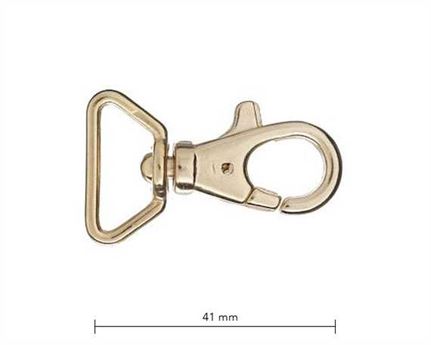 BAG DOCTOR BAG CLIP F3 GILT (GOLD COLOUR) 20MM EYE 41MM LONG
