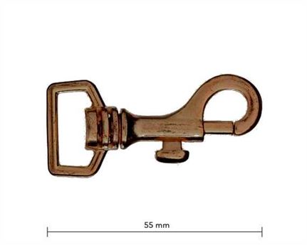 BAG DOCTOR BAG CLIP F5 ANTIQUE 15MM EYE 55MM LONG