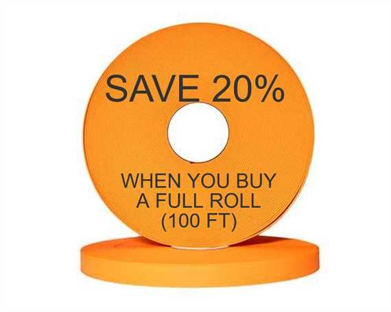 BioThane® BETA® ADJUSTABLE (3/4") 19MM PEACH OR529 (PER L/FT)