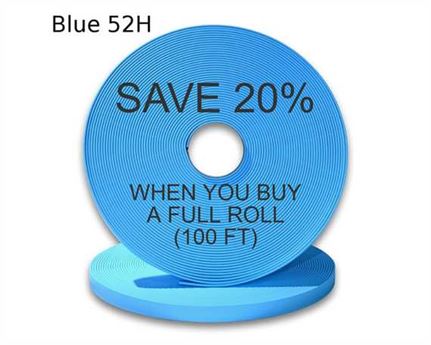 BioThane® BETA® STANDARD (3/4") 19MM PASTEL BLUE BU52H (PER L/FT)