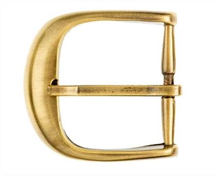 BUCKLE BELT HALF BRASS ANTIQUE 40MM  