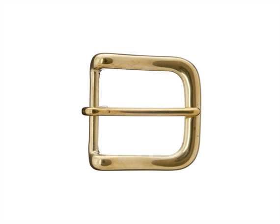 BELT BUCKLE HALF WEST-END BRASS 38MM