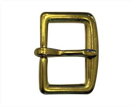 BUCKLE INLET BRIDLE BRASS 25MM