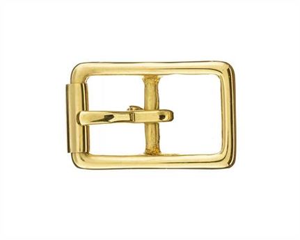 BUCKLE BRIDLE WITH ROLLER BRASS 20MM