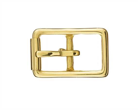 BUCKLE BRIDLE WITH ROLLER BRASS 20MM