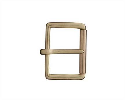 BUCKLE HALF MILITARY ROLLER ENGLISH BRASS 25MM