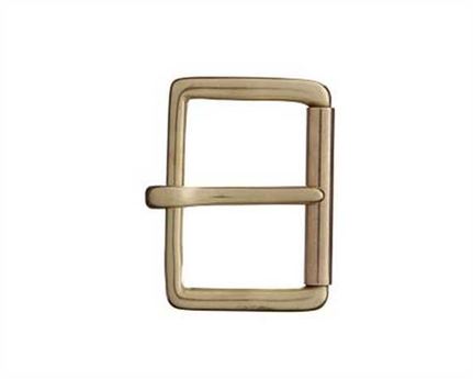 BUCKLE HALF MILITARY ROLLER ENGLISH BRASS 32MM