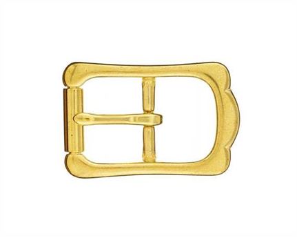 BUCKLE VIC BRIDLE ROLLER ENGLISH BRASS 18MM