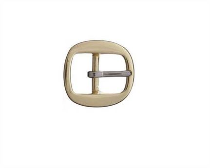 BUCKLE FULL SWAGE BRASS WITH STAINLESS TONGUE 20MM