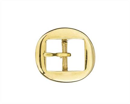 BUCKLE SCOTCH CART ENGLISH BRASS 25MM