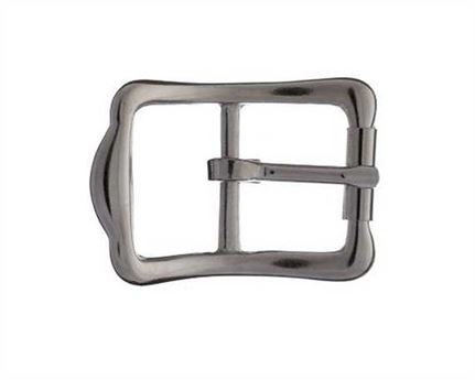 BUCKLE WHOLE CROWN ROLLER BRIDLE NICKEL PLATE 25MM