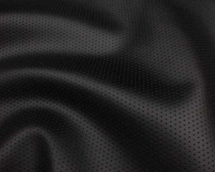 MUIRHEAD CALEDONIAN BLACK PERFORATEDSX027 LEATHER FULL HIDE