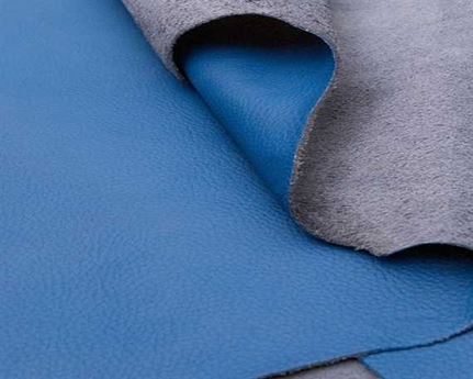 MUIRHEAD GRAMPIAN EGYPTIAN BLUE GP172 UPHOLSTERY LEATHER FULL HIDE