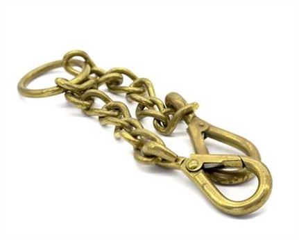 CHAIN NEWMARKET BRASS HORSE SIZE