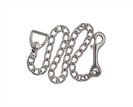 CHAIN LEAD HEAVY STALLION NICKEL PLATE 30''