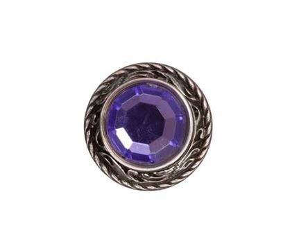 CONCHO CRYSTAL LIGHT PURPLE SCREW BACK/EACH 20MM