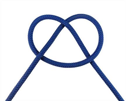 CORD HALTER BLUE 6MM