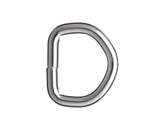 DEE NICKEL PLATE WELDED 25MM HEAVY WEIGHT