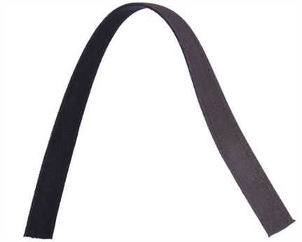 ELASTIC GIRTH ENGLISH BLACK/BROWN 19MM (PER L/MTR)