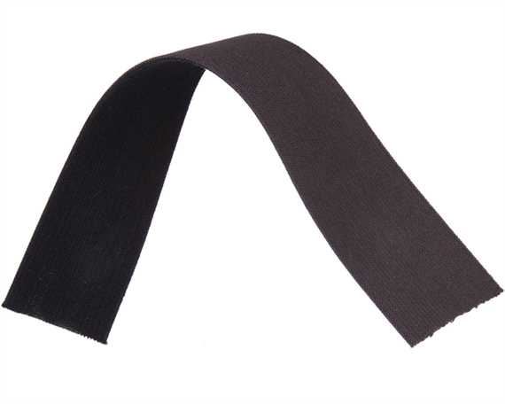 ELASTIC GIRTH ENGLISH BLACK/BROWN 44MM (PER L/MTR)
