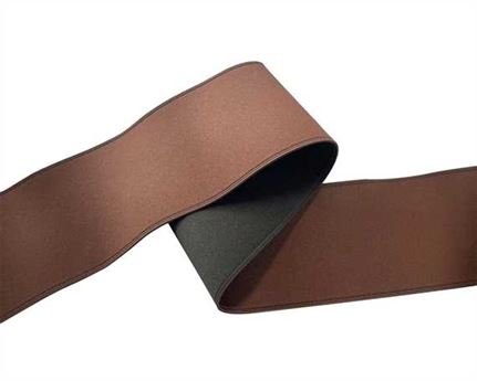 ELASTIC BOOT BLACK/BROWN 100MM (PER L/MTR)