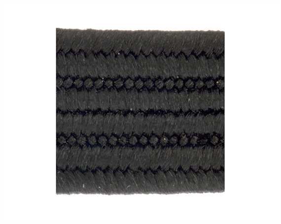 ELASTIC FLAT BLACK (PER L/MTR) 6MM