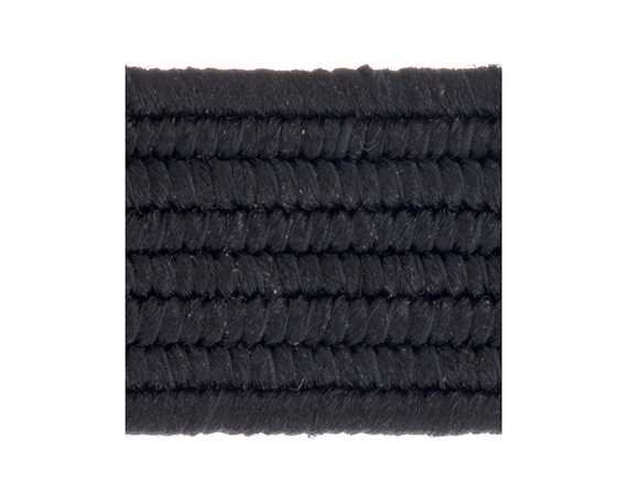 ELASTIC FLAT BLACK (PER L/MTR) 8MM