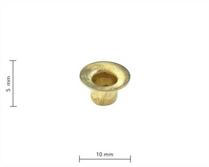 EYELET SELF-PIERCING SP0 BRASS 5MM