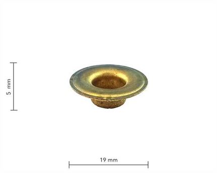 EYELET SELF-PIERCING SP3 BRASS 8MM