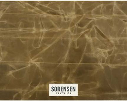 100% WAXED COTTON CANVAS TIE DYED 12oz CAMEL #11 140cm Wide (Lineal Metre)