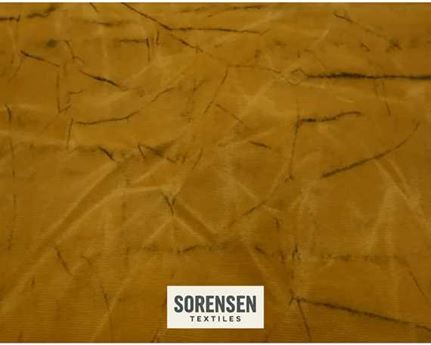 100% WAXED COTTON CANVAS TIE DYED 12oz MUSTARD #01 140cm Wide (Lineal Metre)