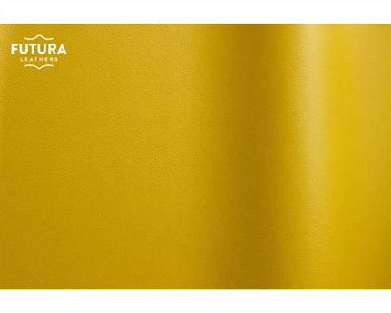 FUTURA LENA 6400 YELLOW PIGMENTED UPHOLSTERY LEATHER FULL HIDE