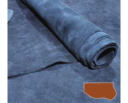 FRONTIER SUEDE SPLIT 1.3/1.5MM NAVY (SQ FT)