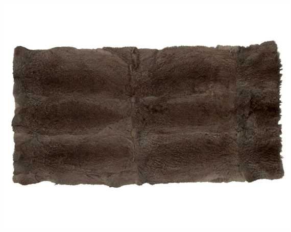 RABBIT FUR HIDE LARGE ''PLATES'' (STITCHED TOGETHER)