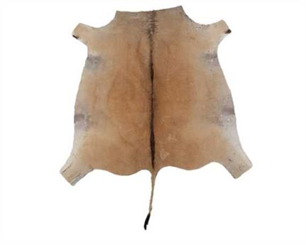 HAIR ON ELAND NATURAL SMALL PER HIDE