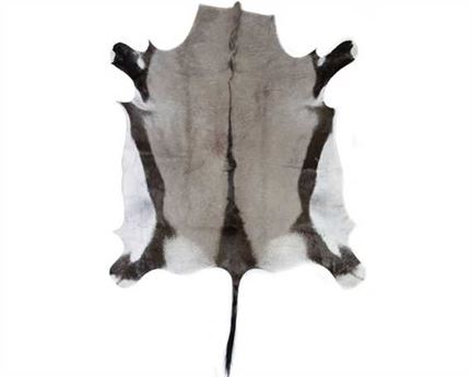 HAIR ON GEMSBOK NATURAL PER HIDE