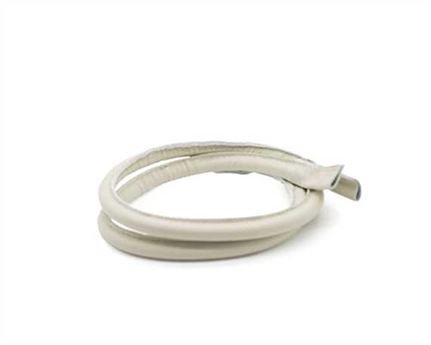 BAG DOCTOR BAG HANDLE LEATHER 8MM X 55CM BONE (PAIR)