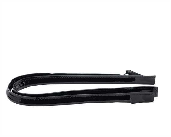 BAG DOCTOR BAG HANDLE LEATHER 8MM X 55CM PATENT BLACK (PAIR)