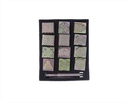 STAMPING SET CELTIC ART 25MM, #8161-00
