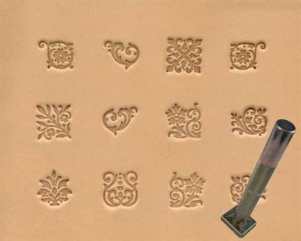 STAMPING SET FLORAL ART 13MM, #8162-00