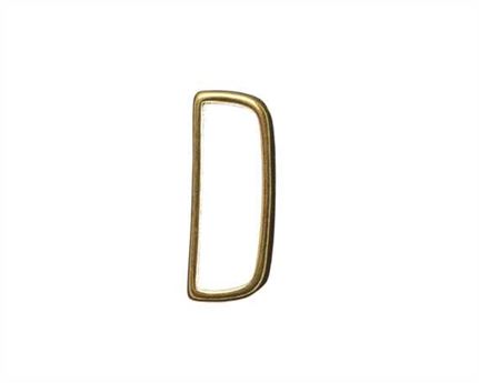 KEEPER BELT SQUARE PATTERN BRASS 38MM
